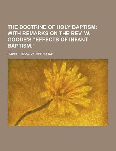 The Doctrine of Holy Baptism