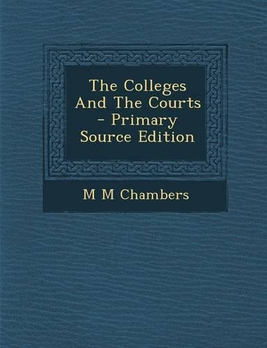 Colleges and the Courts: (English)