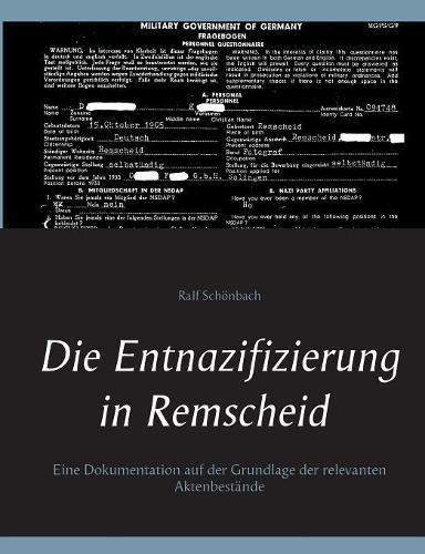 Die Entnazifizierung in Remscheid
