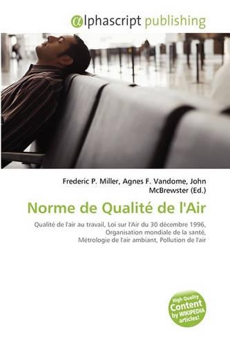 Norme de Qualite de L'Air: (French)