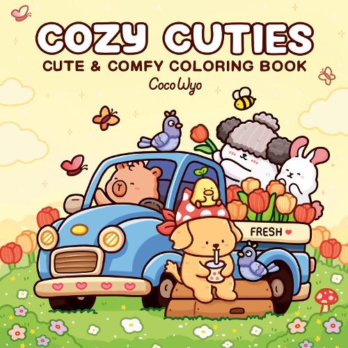 Cozy Cuties: Coloring Book for Adults and Kids: (Cozy Spaces Coloring)