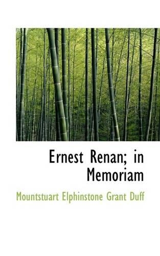 Ernest Renan; In Memoriam