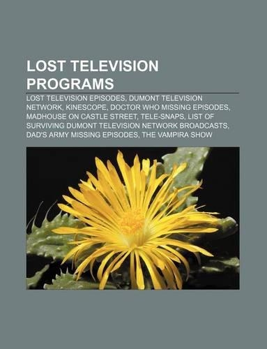 Lost Television Programs