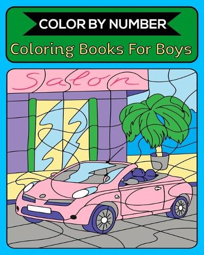 Color By Number Coloring Books For Boys