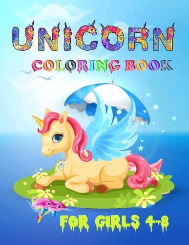 unicorn coloring book for girls 4-8