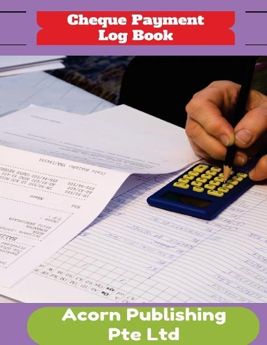 Cheque Payment Log Book