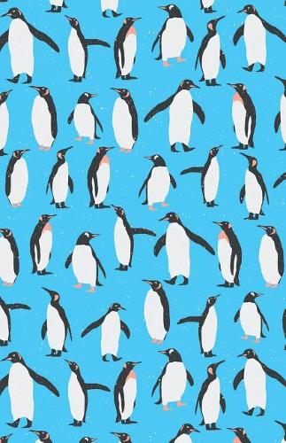 Bullet Journal Penguins in Snow Winter Pattern - Blue: 162 Numbered Pages with 150 Dot Grid Pages, 6 Index Pages and 2 Key Pages in Easy to Carry 5.5 X 8.5 Size.