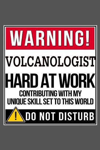 Warning Volcanologist Hard At Work