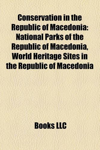 Conservation in the Republic of Macedonia