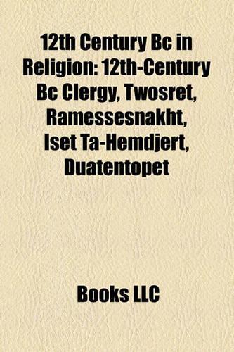12th Century BC in Religion