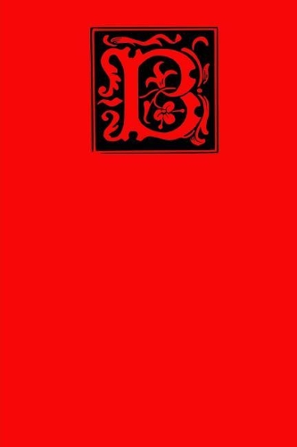 Stylized Monogram B Red