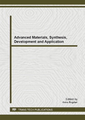 Advanced Materials, Synthesis, Development and Application: (Volume 880 Advanced Materials Research)