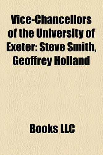 Vice-Chancellors of the University of Exeter