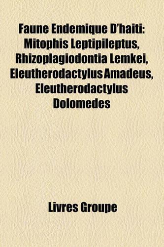Faune Endmique D'Hati