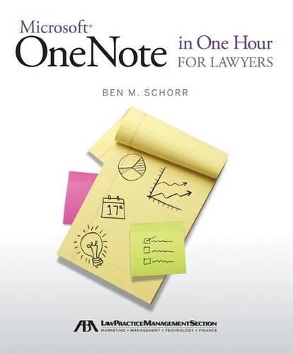 Microsoft OneNote in One Hour for Lawyers