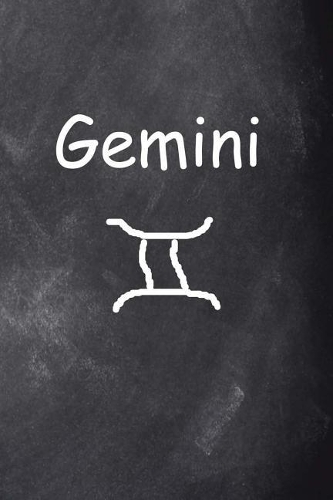 2019 Daily Planner Gemini Symbol Zodiac Sign Horoscope Chalkboard 384 Pages