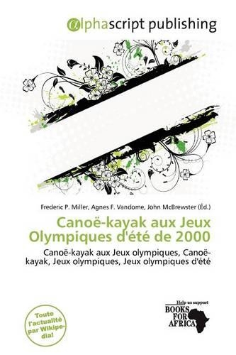 Cano -Kayak Aux Jeux Olympiques D' T de 2000