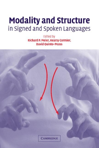 Modality and Structure in Signed and Spoken Languages: (English)