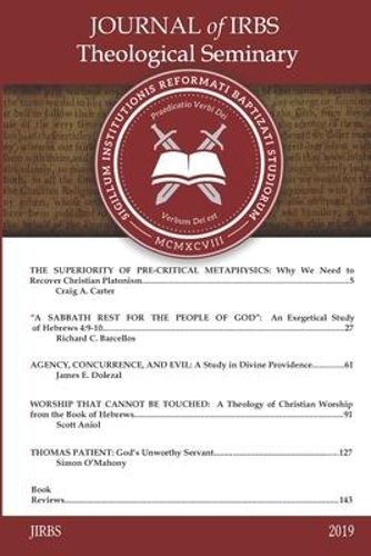Journal of IRBS Theological Seminary 2019