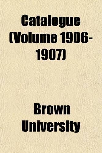 Catalogue (Volume 1906-1907)