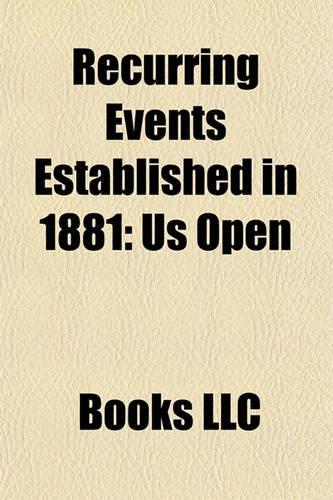 Recurring Events Established in 1881