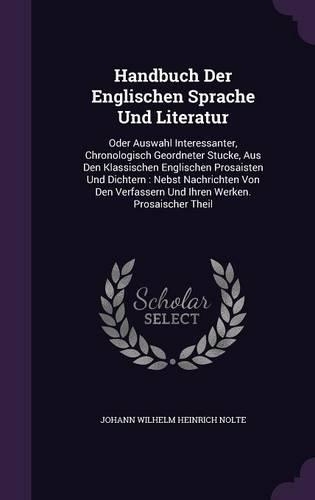 Handbuch Der Englischen Sprache Und Literatur