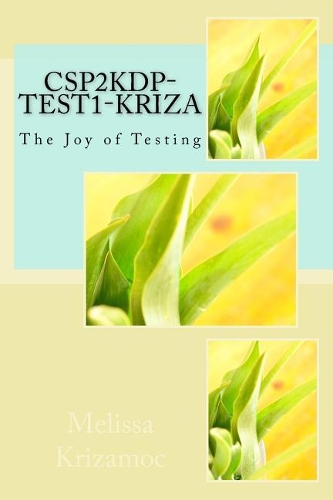 CSP2KDP-Test1-Kriza: The Joy of Testing