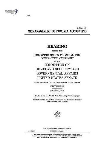 Mismanagement of POW/MIA Accounting