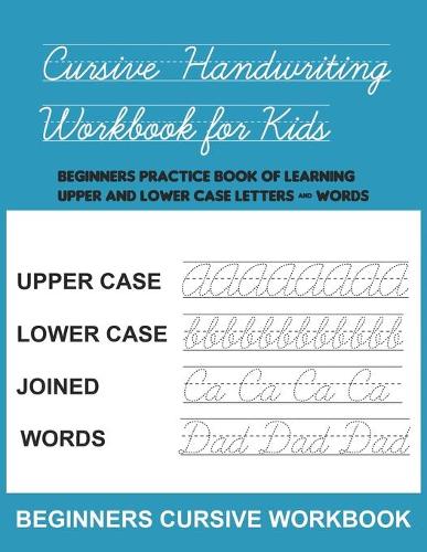 Cursive Letters Handwriting Workbook For Kids