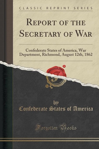 Report of the Secretary of War