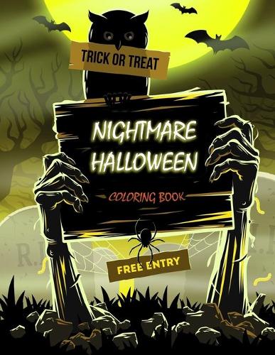 Nightmare Halloween Coloring book: Magical Coloring Book, best gift for kids for halloween