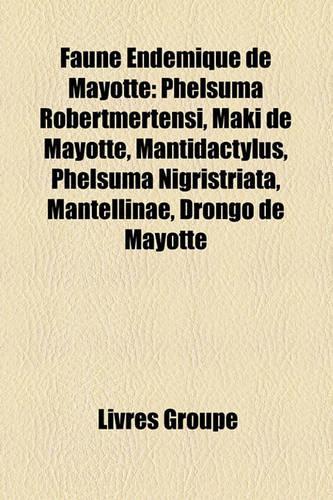 Faune Endmique de Mayotte