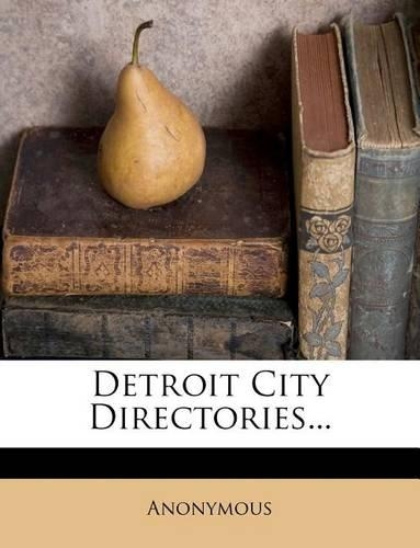 Detroit City Directories...