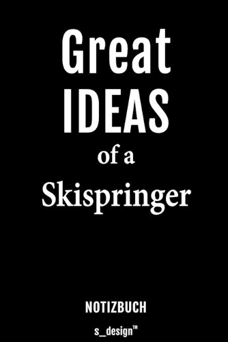 Notizbuch für Skispringer
