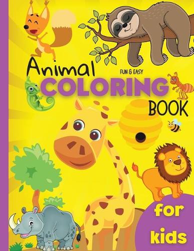 Fun&easy Animal Coloring Book for Kids