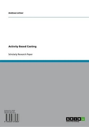 Activity Based Costing