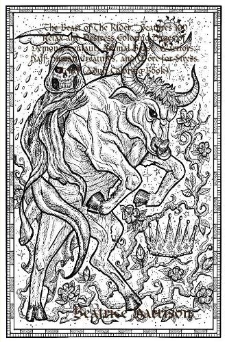 "The Beast of The Rider:" Features 100 Relax and Destress Coloring Pages of Demons, Centaur, Animal Beast, Warriors, Half-Human Creatures, and More for Stress Relief (Adult Coloring Book): " Features 100 Relax and Destress Coloring Pages of Demons, Centaur, Animal Beast, Warriors, Half-Human Creatures, and More for Stress Relief (Adult