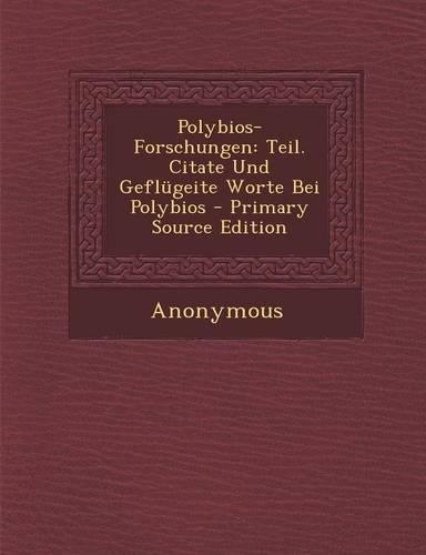 Polybios-Forschungen