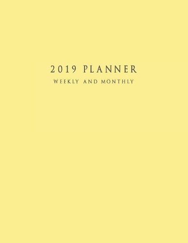 2019 Planner Weekly and Monthly