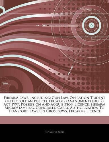Articles on Firearm Laws, Including