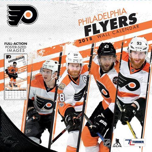 Philadelphia Flyers 2018 12x12 Team Wall Calendar