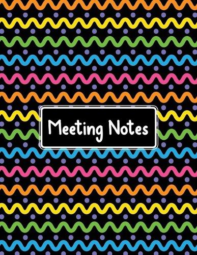 Meeting Notes: Detailed meeting notes journal for recording meeting minutes with detailed sections to keep track of attendees and action items. Cover(13)