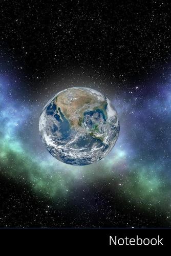 Notebook: Terra, Pianeta, Spazio, Stelle taccuino / agenda / quaderno delle annotazioni / diario / libro di scrittura / carnet / zibaldone - 6 x 9 pollici (15