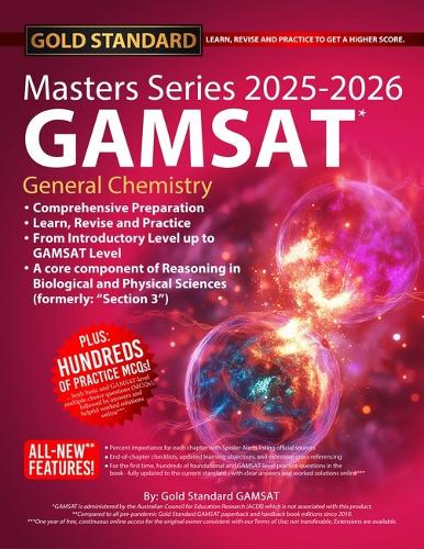 2025-2026 Masters Series GAMSAT General Chemistry Preparation by Gold Standard GAMSAT