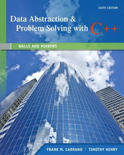 Data Abstraction & Problem Solving with C++: Walls and Mirrors (2-download)
