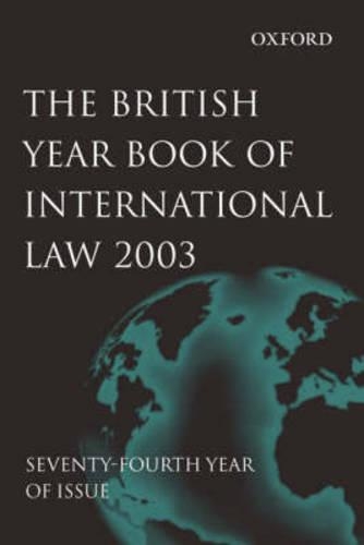 The British Year Book of International Law