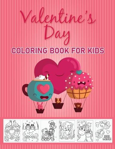 Valentine's day coloring book for kids