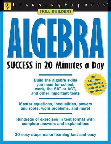 Algebra Success in 20 Minutes a Day