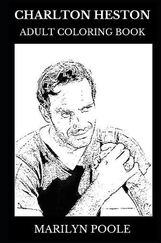 Charlton Heston Adult Coloring Book