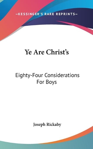 Ye Are Christ's